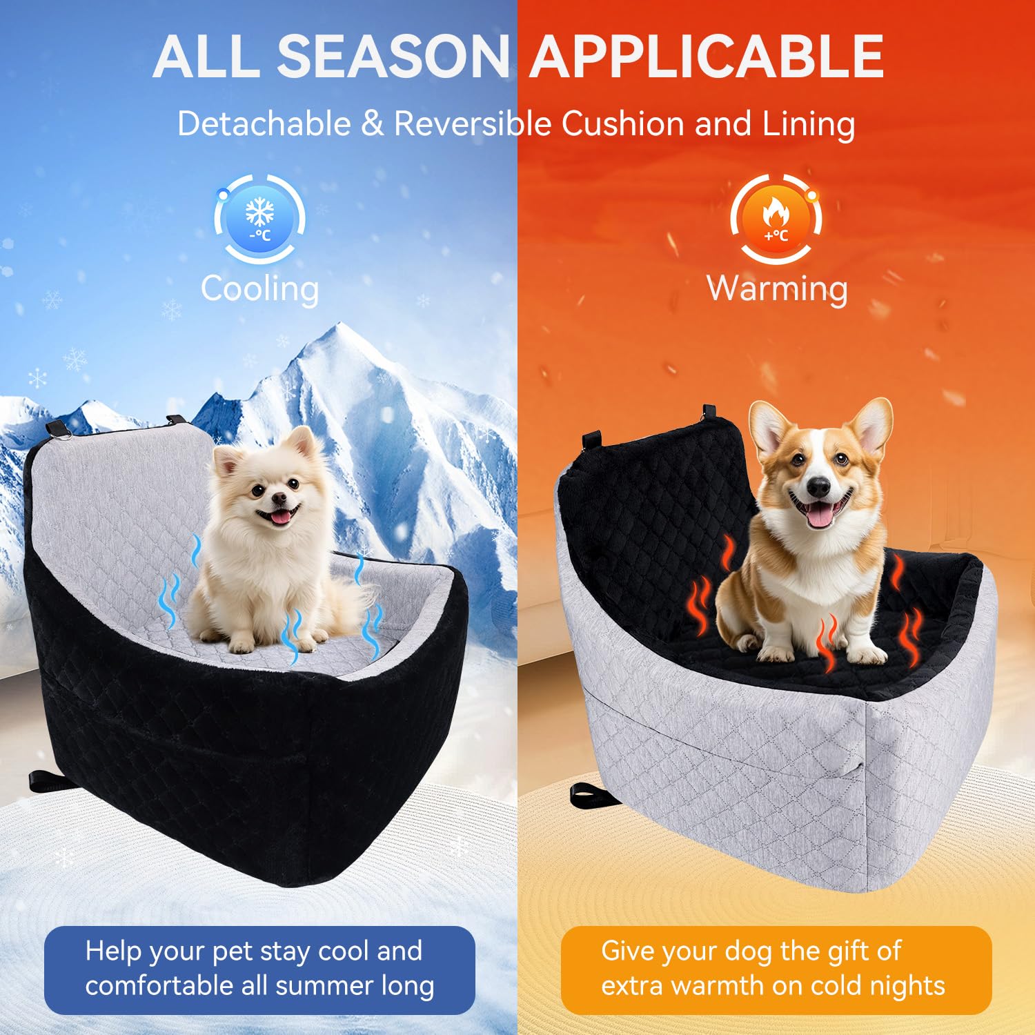 Dog Car Seat Under 30 lbs. Chosen for real quality, fits naturally into modern pet homes.