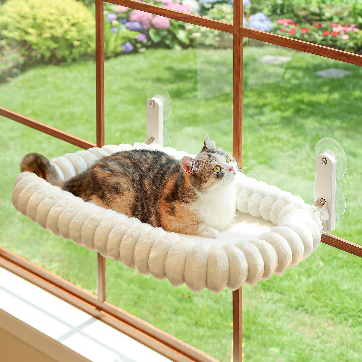 Zakkart SnugCloud Foldable Cat Window Perch. Chosen for real quality, fits naturally into modern