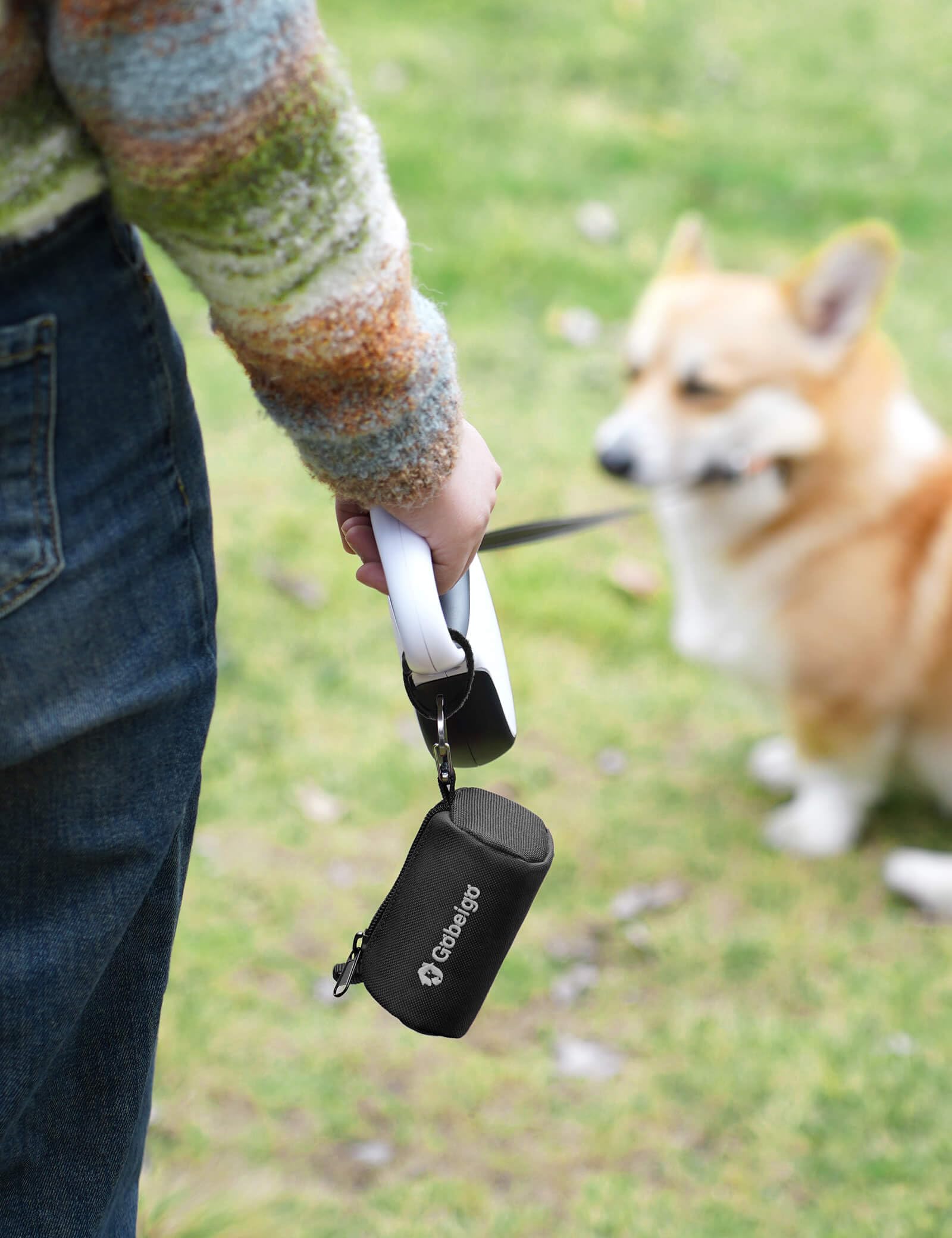 Gobeigo Dog Poop Bag Holder with Used Bag Carrier. Chosen for real quality, fits naturally into