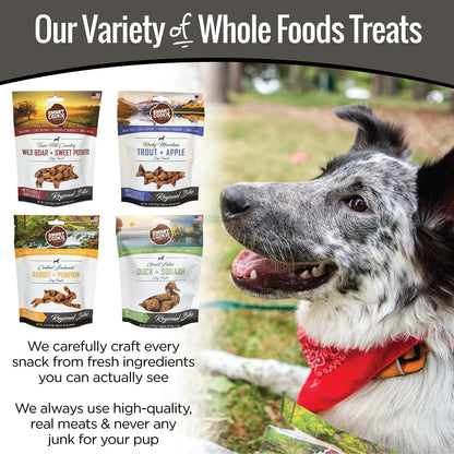 Smart Cookie All Natural Soft Dog Treats - 4 Flavor Variety Pack (5oz Each) - Healthy Dog Treats for Dogs & Puppies with Allergies, Sensitive Stomachs - Chewy, Grain Free, Made in USA