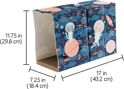 Kitty City Paper Bag Scratchers for Cats, Galatic Paper Bag 2-Pack