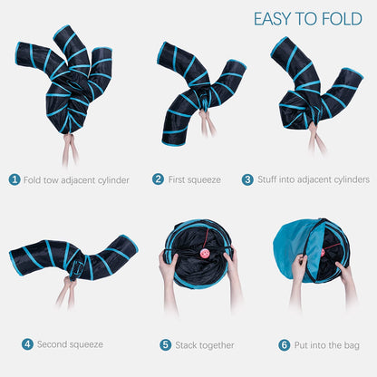 EGETOTA Cat Tunnel for Indoor Cats Large. Chosen for real quality, fits naturally into modern pet
