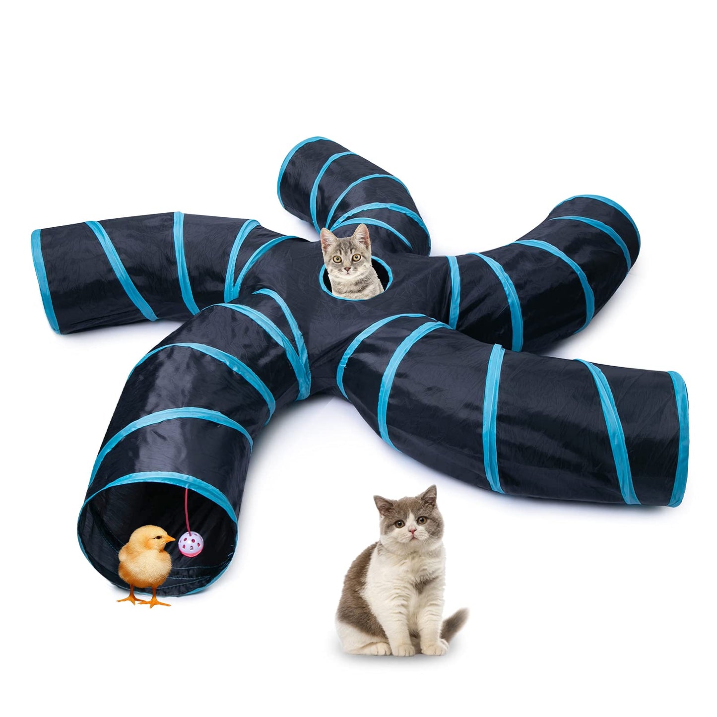 EGETOTA Cat Tunnel for Indoor Cats Large. Chosen for real quality, fits naturally into modern pet