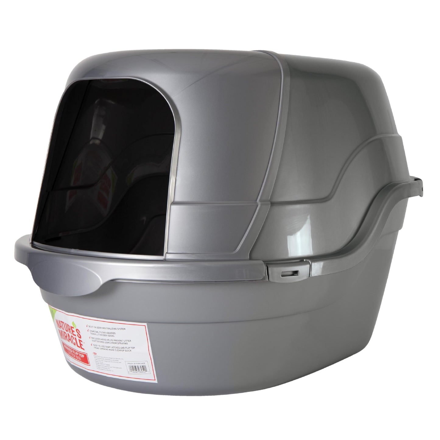 Nature's Miracle Hooded Flip Top Cat Litter Box with. Chosen for real quality, fits naturally into