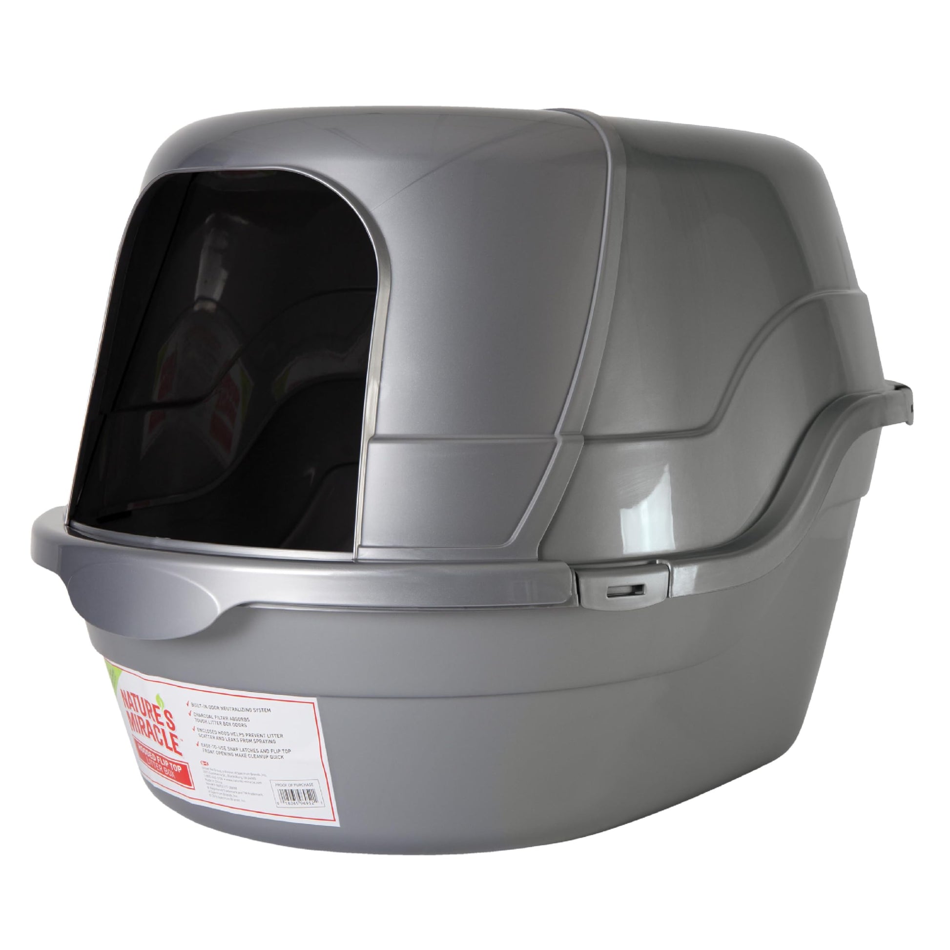 Nature's Miracle Hooded Flip Top Cat Litter Box with. Chosen for real quality, fits naturally into