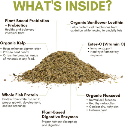 Wholistic Pet Organics Equine Complete: Horse Multivitamin for Total Body Health - Horse Supplement with Vitamins, Minerals, Prebiotics, Probiotics, Antioxidants and More - 4 Lb