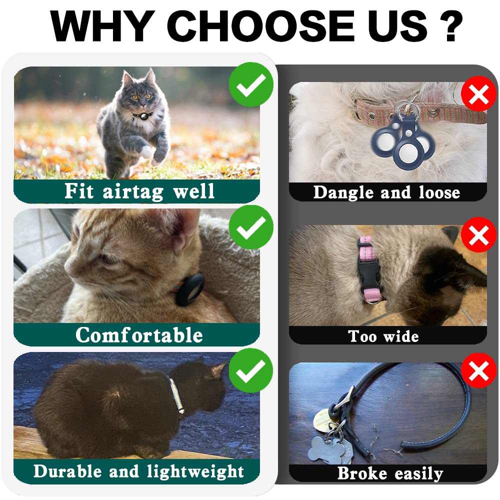Dgerp Airtag Cat Collar Breakaway. Chosen for real quality, fits naturally into modern pet homes.