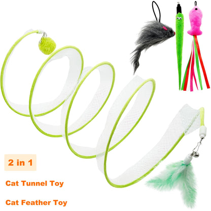 Self Play Cat Hunting Spiral Tunnel Toy. Chosen for real quality, fits naturally into modern pet