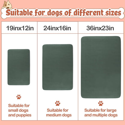 Quick Dry Absorbent Dog Food Mat, 24 x 16 in Diatom Mud Dog Water Bowl Mat, No Messy Anti-Slip Pet Feeding Mat for Medium and Large Dogs