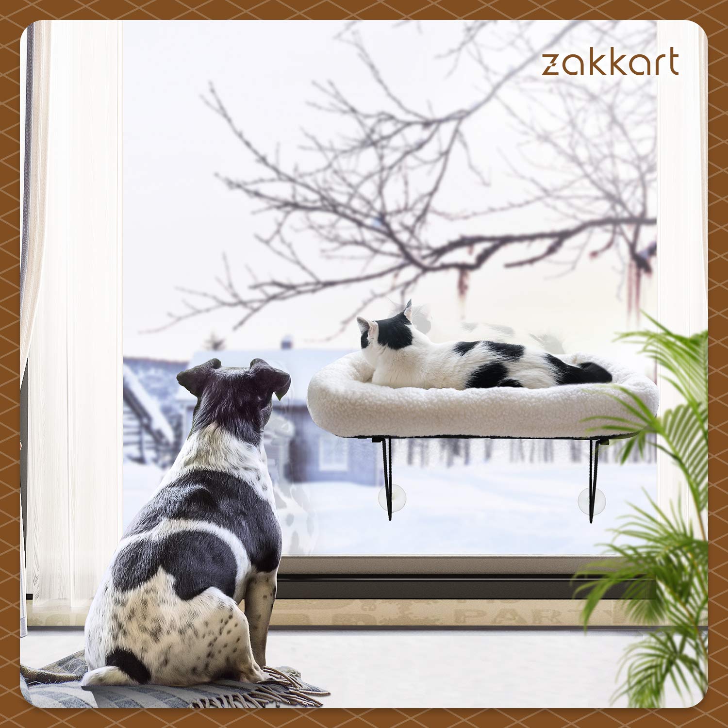 Zakkart Cat Window Perch. Chosen for real quality, fits naturally into modern pet homes.