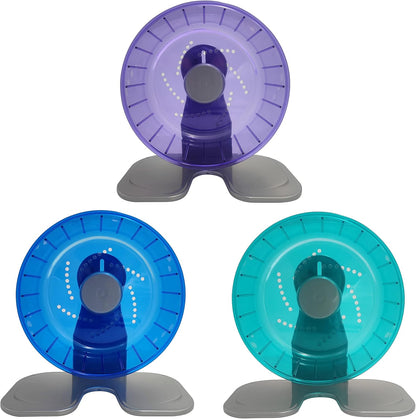 Petest Hamster Exercise Wheel, Silent Spinner Hamster Running Wheels, Diameter 8.3 inch, Purple