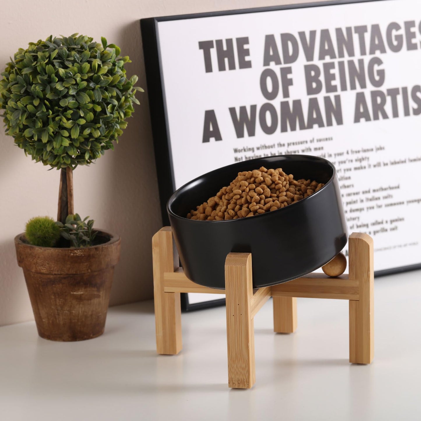 Petygooing Black Raised/Elevated 15°Slanted Ceramic. Chosen for real quality, fits naturally into