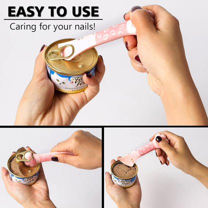 Comtim Small Cat Food Can Lids with Cat Food Spoon Set, Silicone Cat Food Can Covers Lids for 3 oz Cans, Cat Can Opener Spatula Cat Spoon for Wet Food