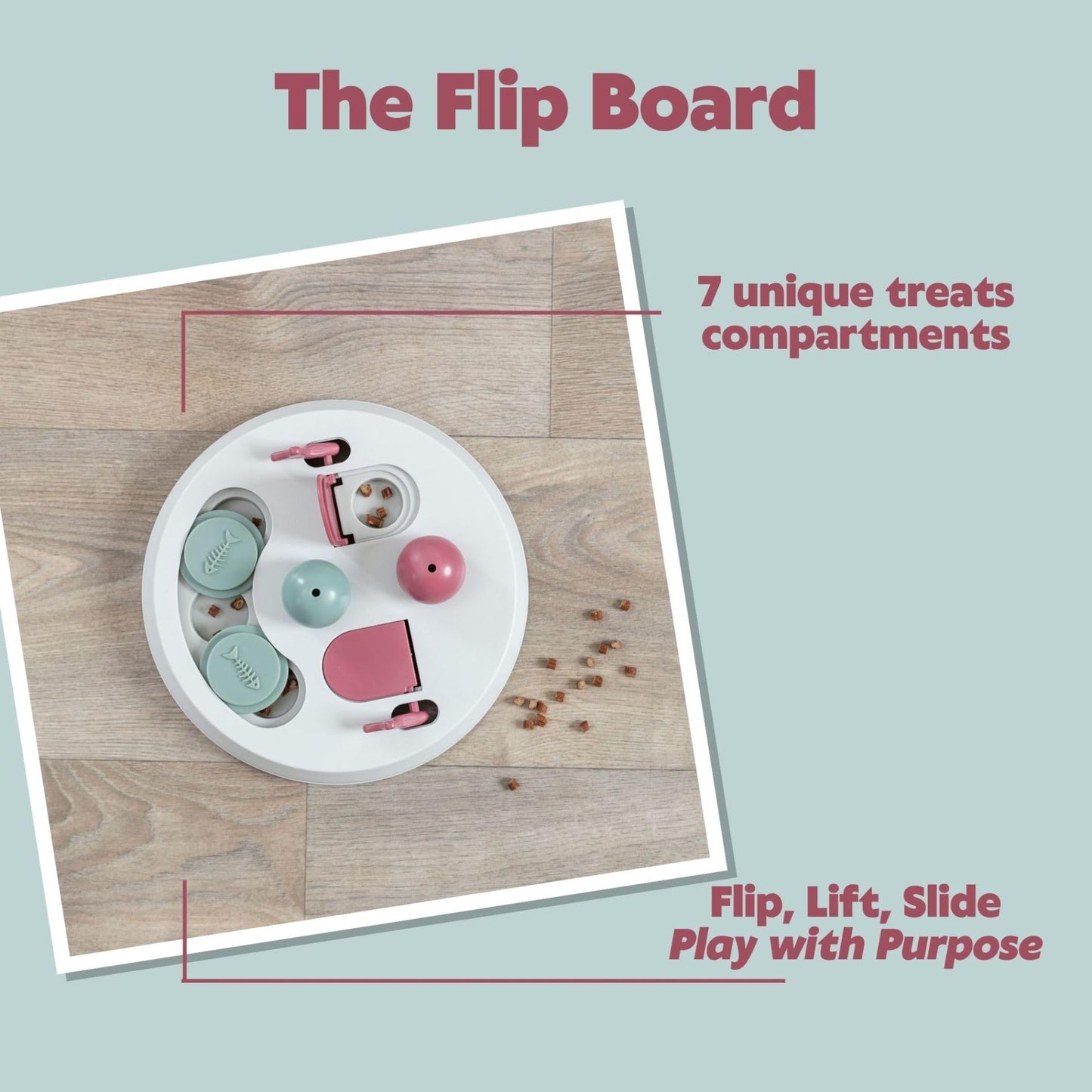 Trixie Cat Activity Flip Board. Chosen for real quality, fits naturally into modern pet homes.