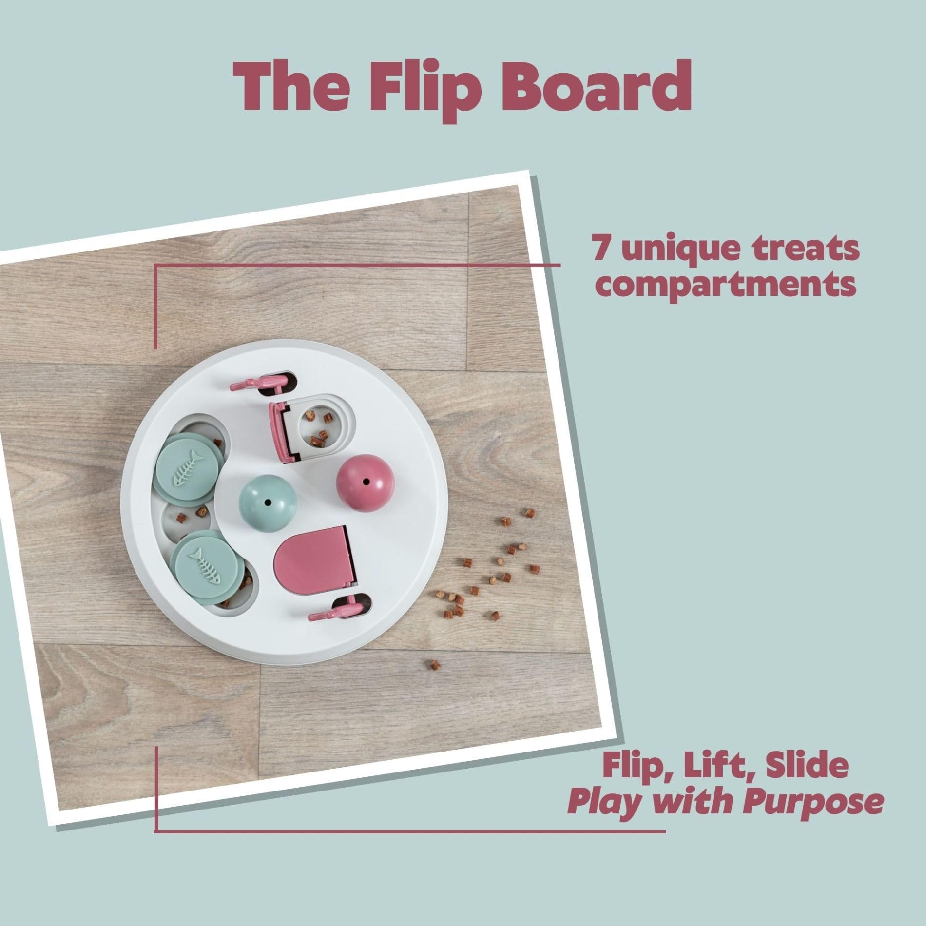 Trixie Cat Activity Flip Board. Chosen for real quality, fits naturally into modern pet homes.