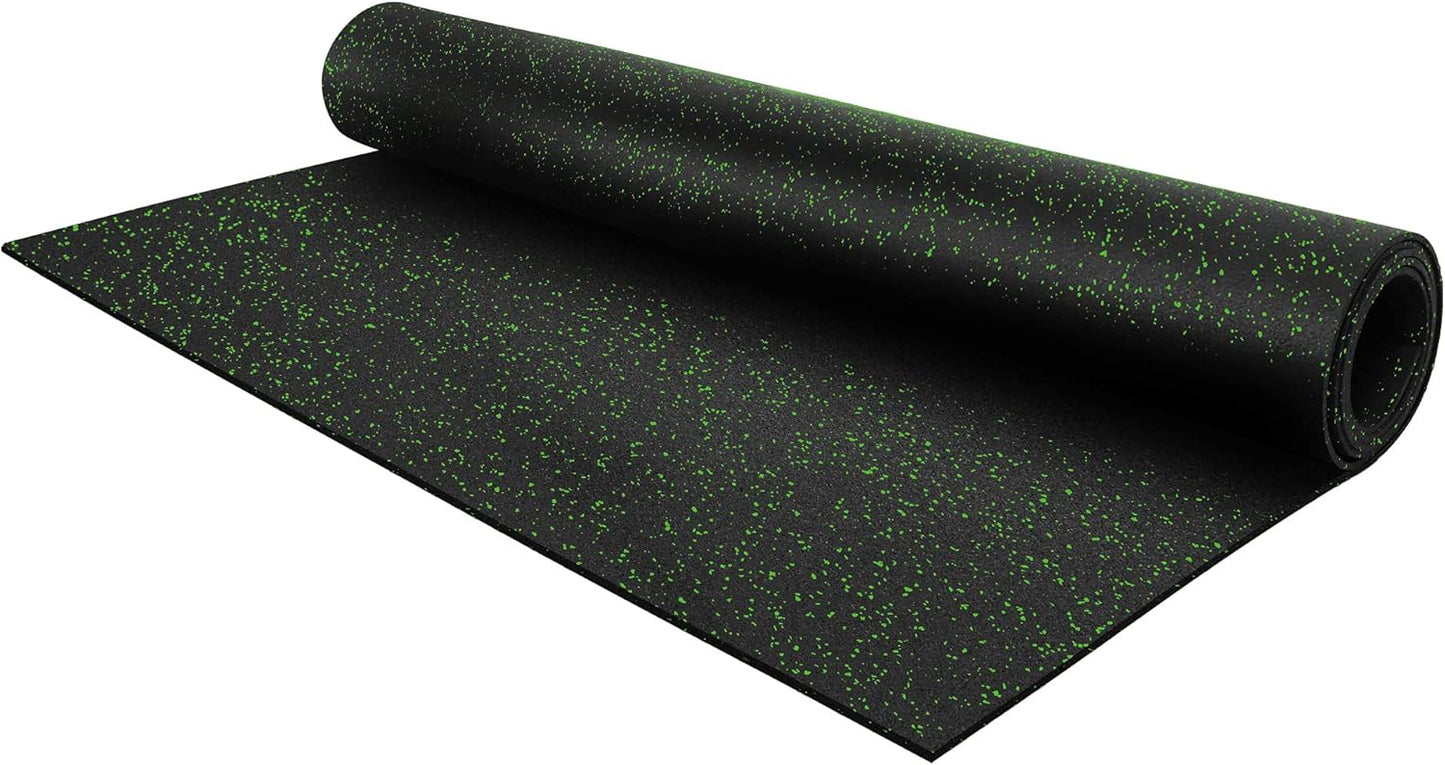 Flooring Inc's 1/4" Thick Tough Rubber Flooring Roll | Flexible Recycled Rubber Floor Mats for Home Gym | Heavy Duty Rubber Mat for Home Gyms, Sheds, Horse Stall Mat or Trailer