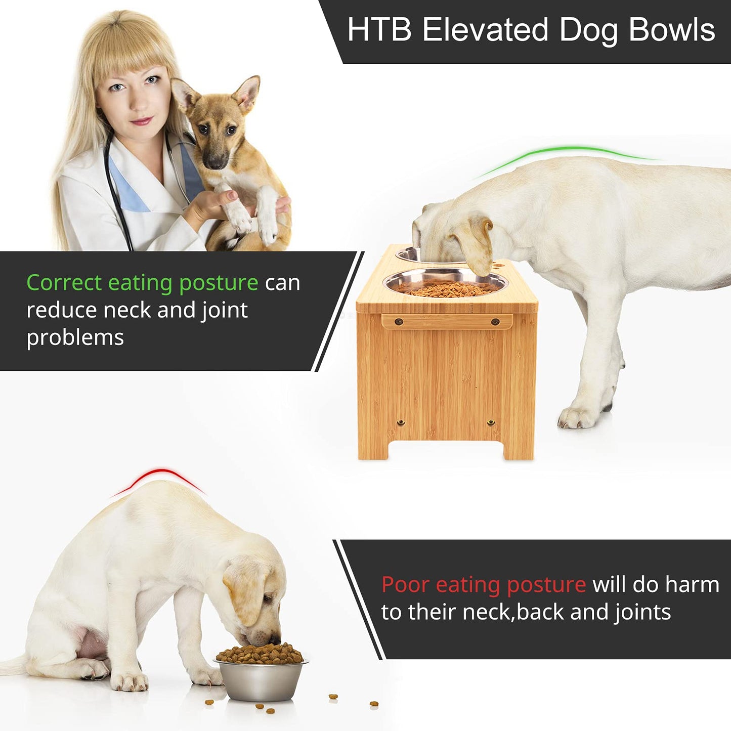 HTB Elevated Dog Bowls. Chosen for real quality, fits naturally into modern pet homes.