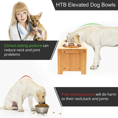 HTB Elevated Dog Bowls. Chosen for real quality, fits naturally into modern pet homes.