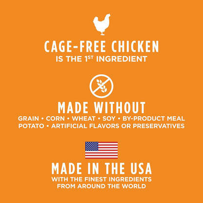 Instinct Raw Boost Mixers, Freeze Dried Cat Food Toppers with Functional Ingredients, Grain Free, Real Chicken - Digestive Health, 5.5 oz Bag