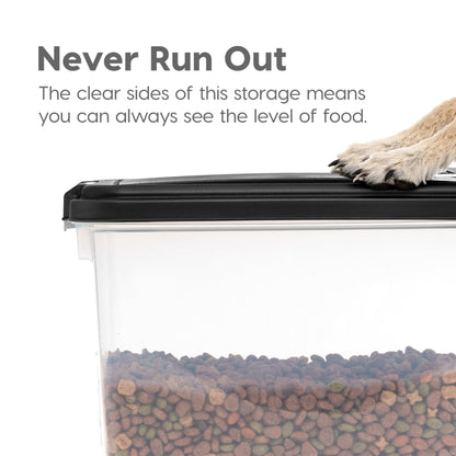 IRIS USA Dog Food Storage Container 30 lb + 11lb. Chosen for real quality, fits naturally into