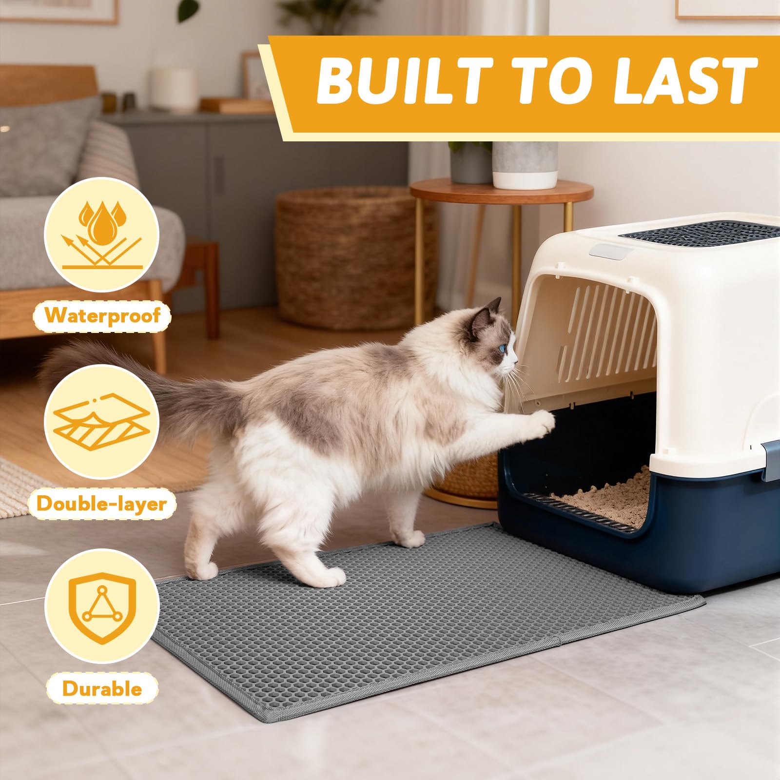 Pieviev Cat Litter Mat. Chosen for real quality, fits naturally into modern pet homes.