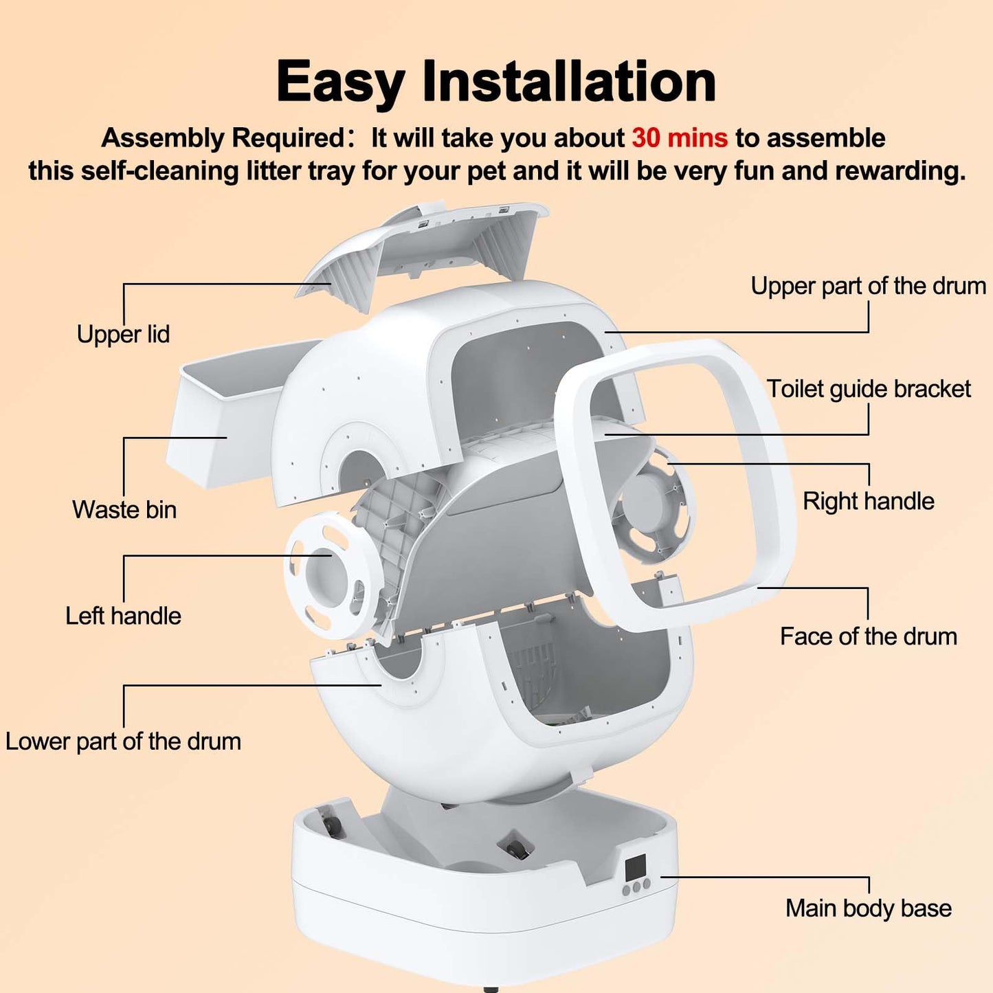 Mintakawa Automatic Cat Litter Box Self Cleaning. Chosen for real quality, fits naturally into