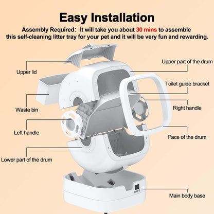 Mintakawa Automatic Cat Litter Box Self Cleaning. Chosen for real quality, fits naturally into