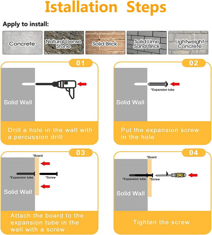 Cat Wall Shelves and Furniture Set with Condos, Perches, Bridge Ladders, Sisal Scratching Posts - Steps and Houses for Cats (C)