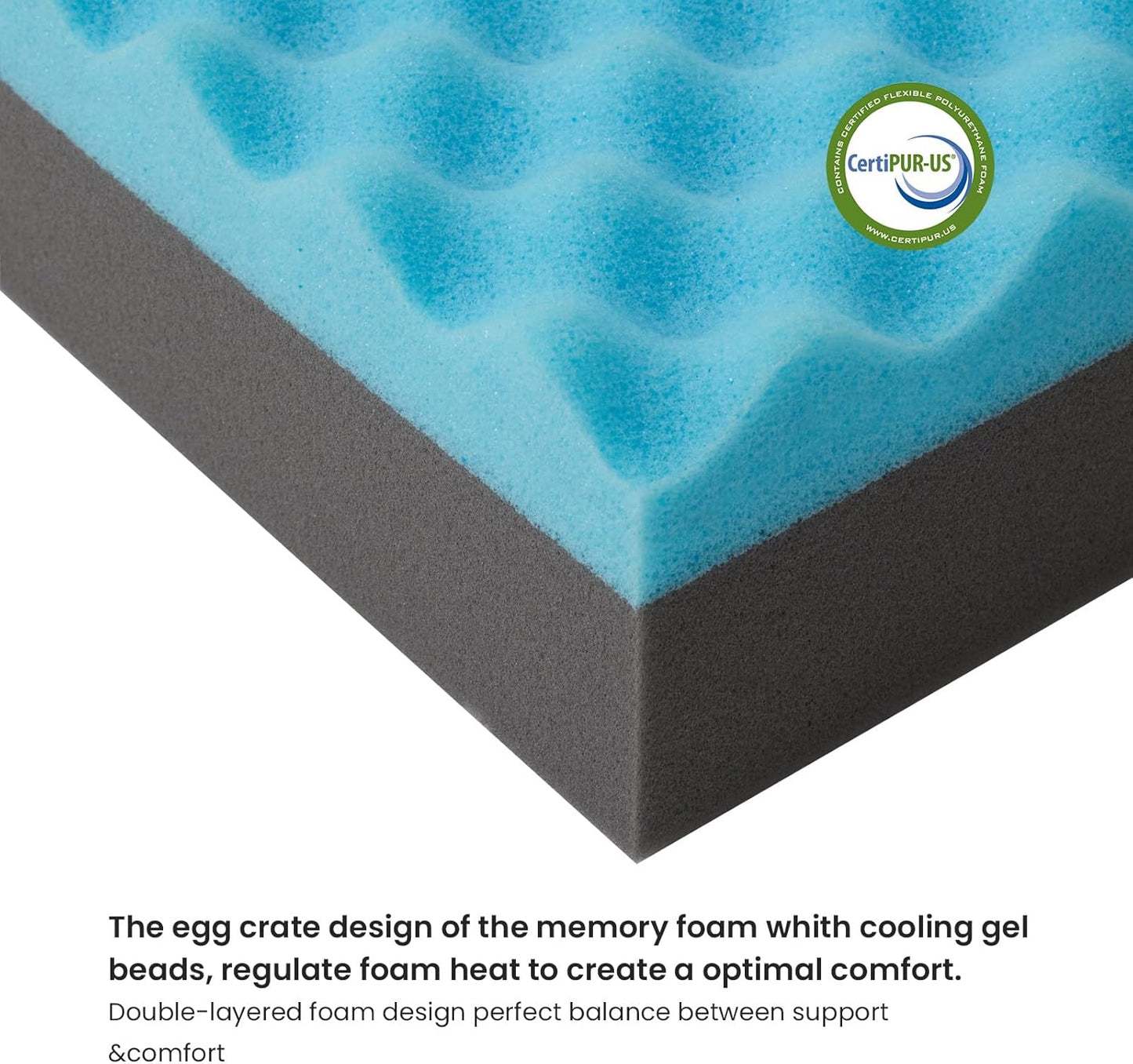 Orthopedic Memory Foam Dog Bed,Cooling Dog Beds for Large Dogs, Washable Pet Beds for Crate with Faux Fur Cover, Waterproof Lining, XXL(47inch)