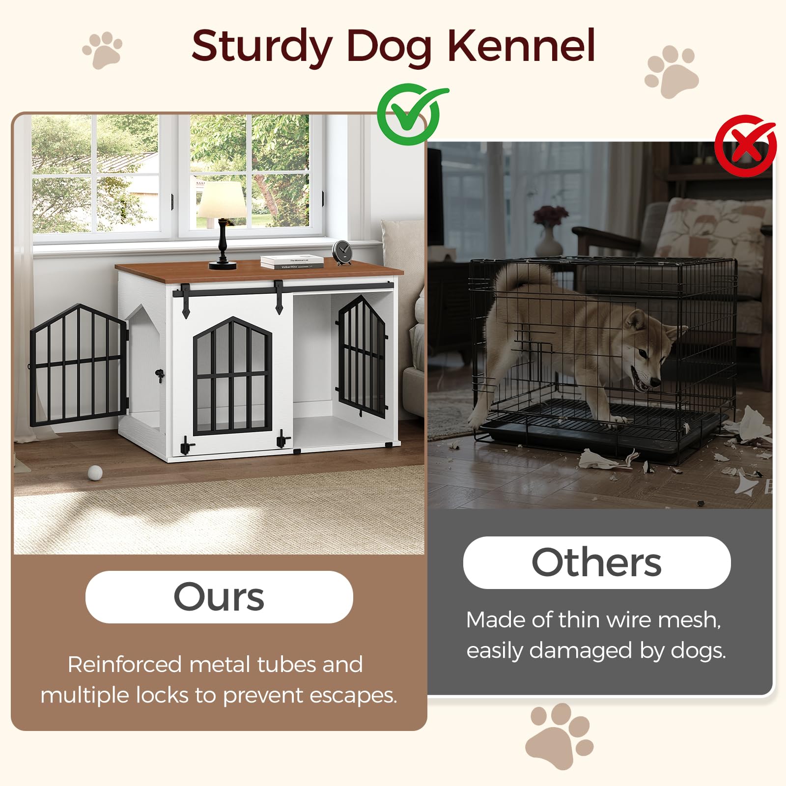 MAHANCRIS Dog Crate Furniture. Chosen for real quality, fits naturally into modern pet homes.