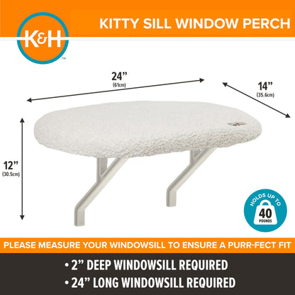 K&H Cat Window Perch Kitty Sill. Chosen for real quality, fits naturally into modern pet homes.