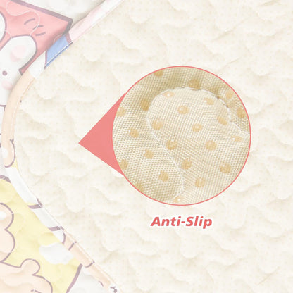 PJYuCien Washable Dog Playpen Mat, Hexagonal 36" Wide, Leak-Proof Reusable Puppy Pee Pads, Non-Slip Pee Mat for Whelping Pads, Potty Training, Puppy Playpen (Note: Mat Only, Playpen Not Included)