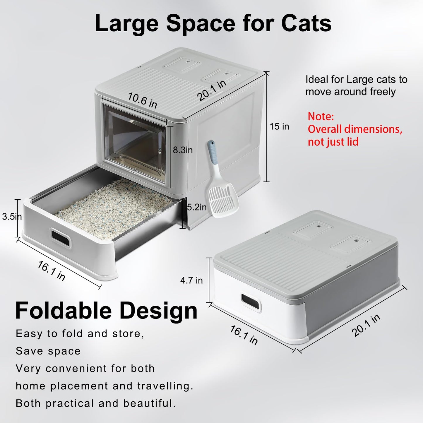 Marchul Enclosed Stainless Steel Cat Litter Box with. Chosen for real quality, fits naturally into