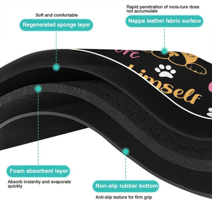 Pet Feeding Mat for Floors Waterproof Dog Mat for Food and Water Absorbent Quick Dry Non Slip mat for Cat Bowls