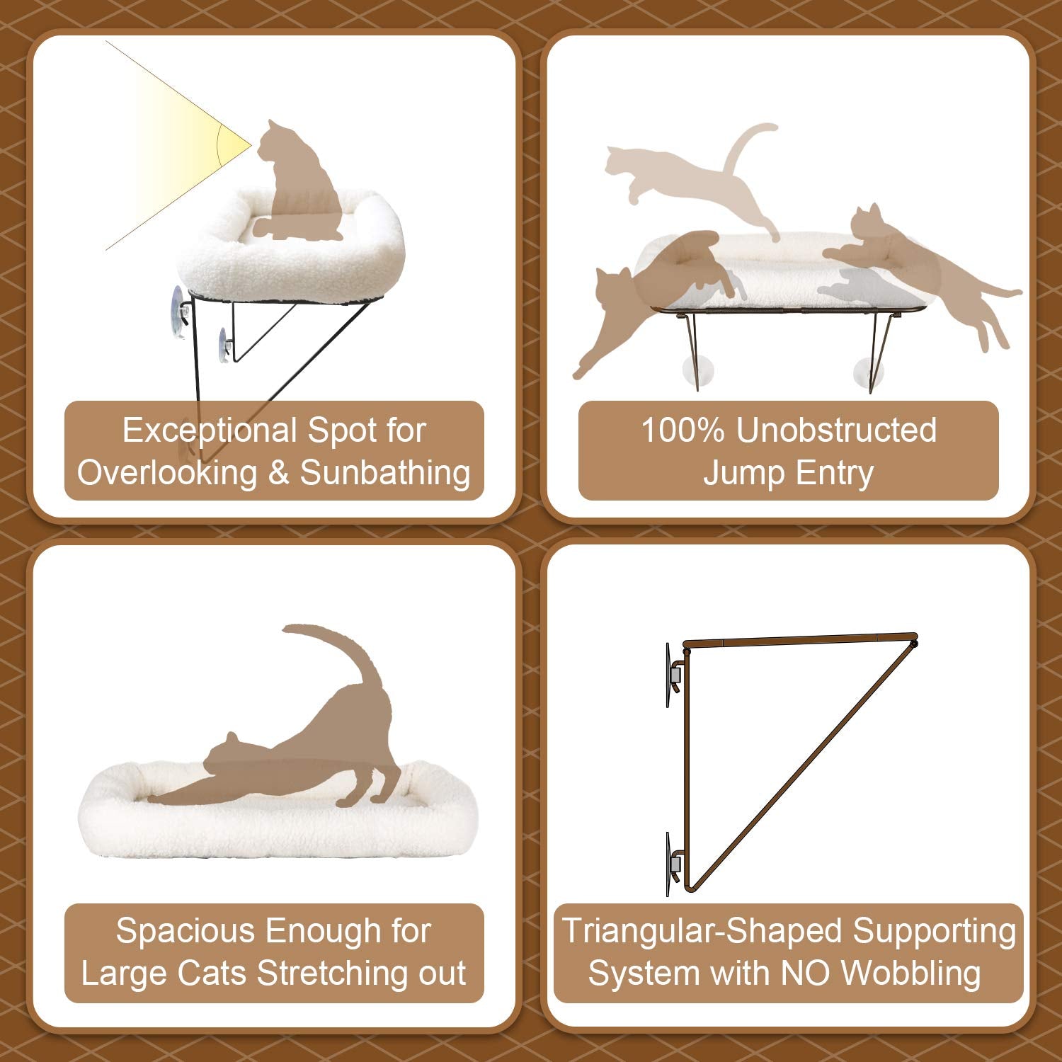 Zakkart Cat Window Perch. Chosen for real quality, fits naturally into modern pet homes.