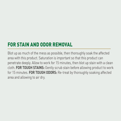 Nature's Miracle Urine Destroyer Plus for Dogs, Enzymatic Formula for Severe Dog Urine Stains, 32 fl oz