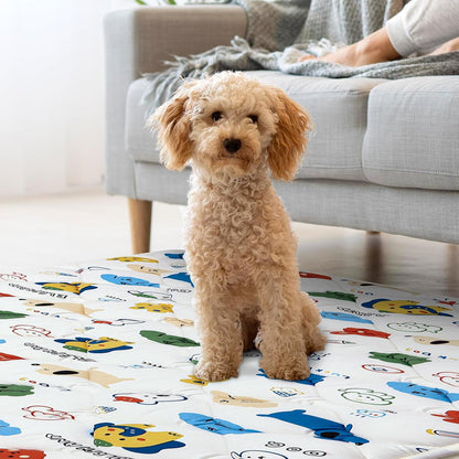 Washable Dog Crate Mat, Ultra Soft Dog Bed Mat for Sleeping with Anti-Slip Bottom for Large Medium Small Dogs Breeds (30" X 19")