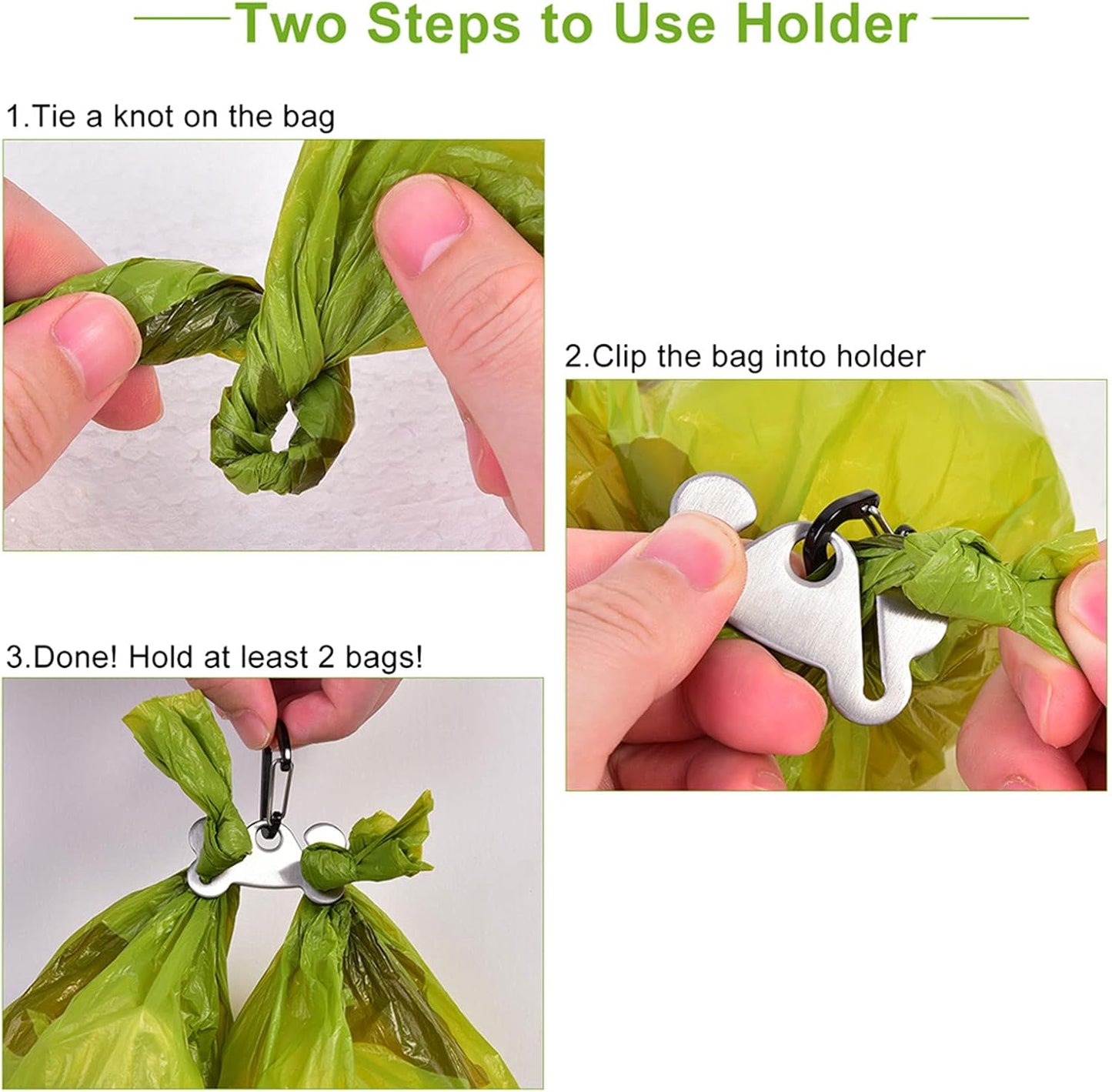 Dog Waste Bag Dispenser Pet Poop Bags Holder for Doggie Waste Bags Dispensers Soft Fabric Zipper Small Doggy Puppy Pouch for Leash Accessory Attachment with Carrier,Black