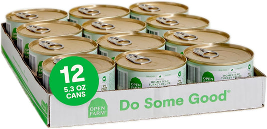 Open Farm Canned Cat Food, Paté for Complete & Balanced Nutrition, Grain-Free and Legume-Free Wet