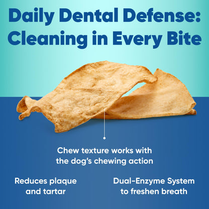 Virbac C.E.T. Enzymatic Oral Hygiene Chews for Dogs. Chosen for real quality, fits naturally into