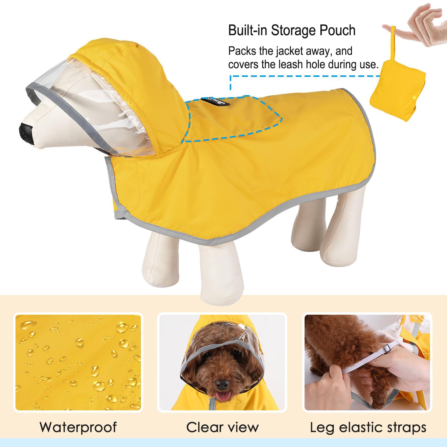 Lukovee Dog Raincoat. Chosen for real quality, fits naturally into modern pet homes.