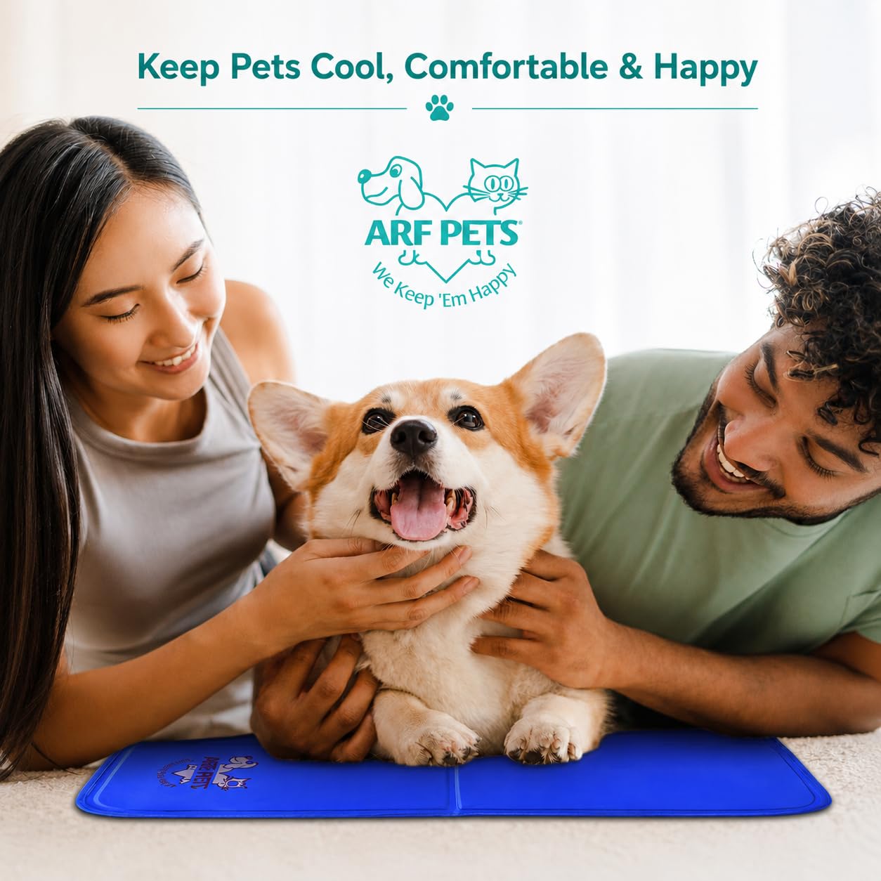 Arf Pets Dog Cooling Mat. Chosen for real quality, fits naturally into modern pet homes.
