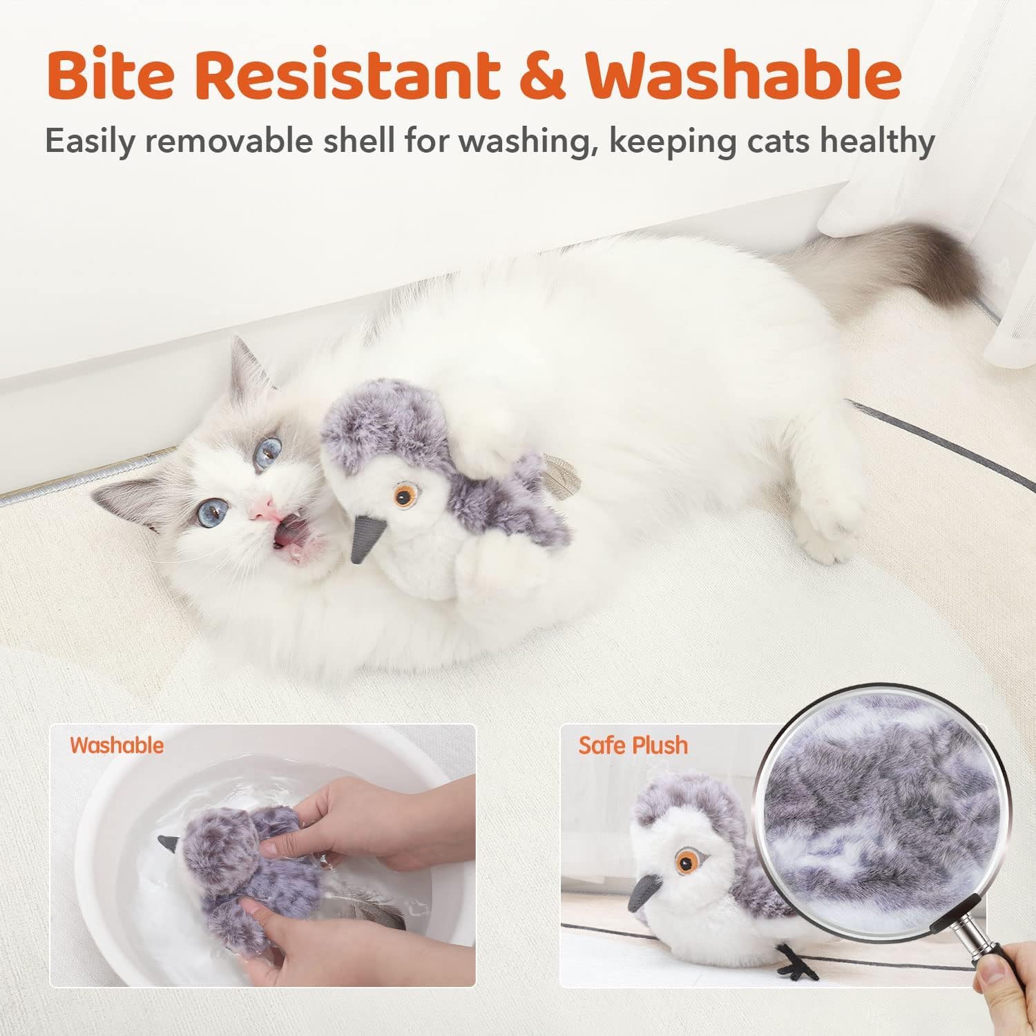 Potaroma Cat Toys Flapping Bird. Chosen for real quality, fits naturally into modern pet homes.