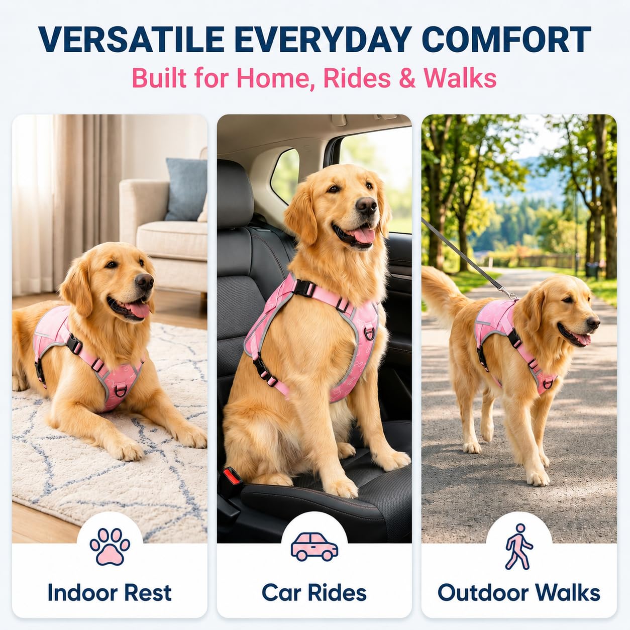 Cooling Dog Vest Harness with 4 Ice Packs. Chosen for real quality, fits naturally into modern pet