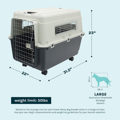 SportPet Airline Compliant LARGE 31.5" Travel Dog. Chosen for real quality, fits naturally into