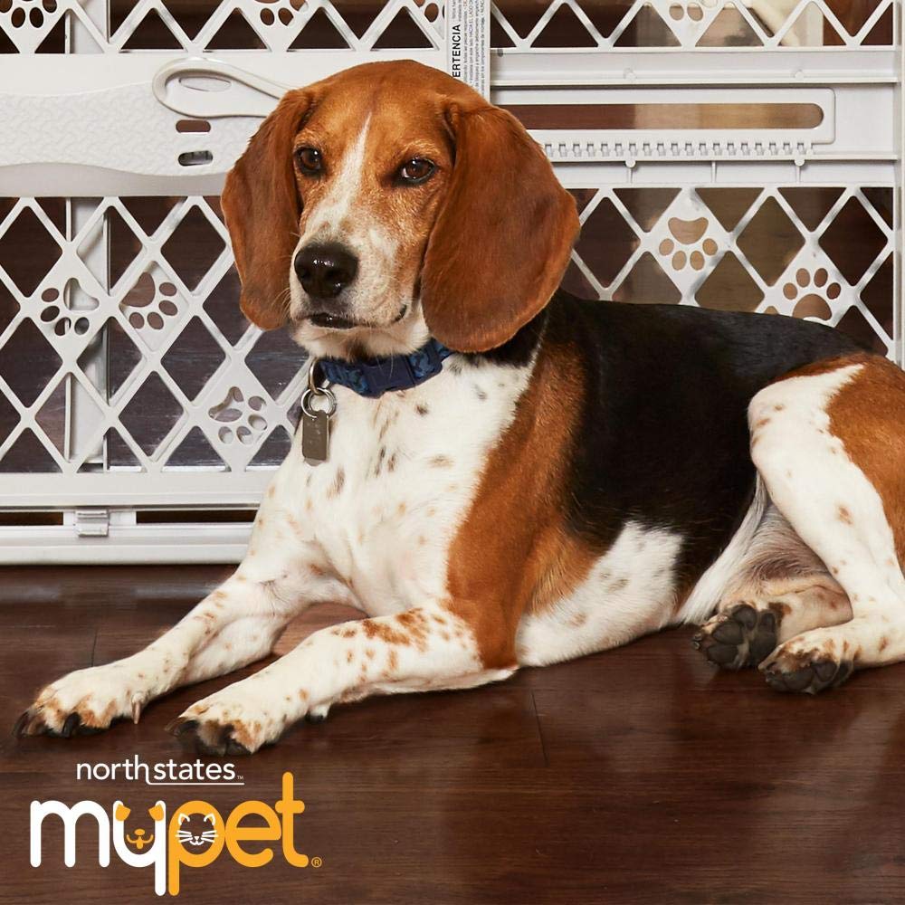 MYPET North States Paws Portable Pet Gate: 26. Chosen for real quality, fits naturally into modern