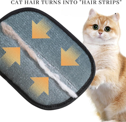 Magic Brush Pet Hair, Newly Upgraded Reusable Electrostatic Pet Hair Remover Glove, Pet Hair Removal Glove for Dogs & Cats, Clothing, Couch, Carpet, Car Seat (3 Pcs)