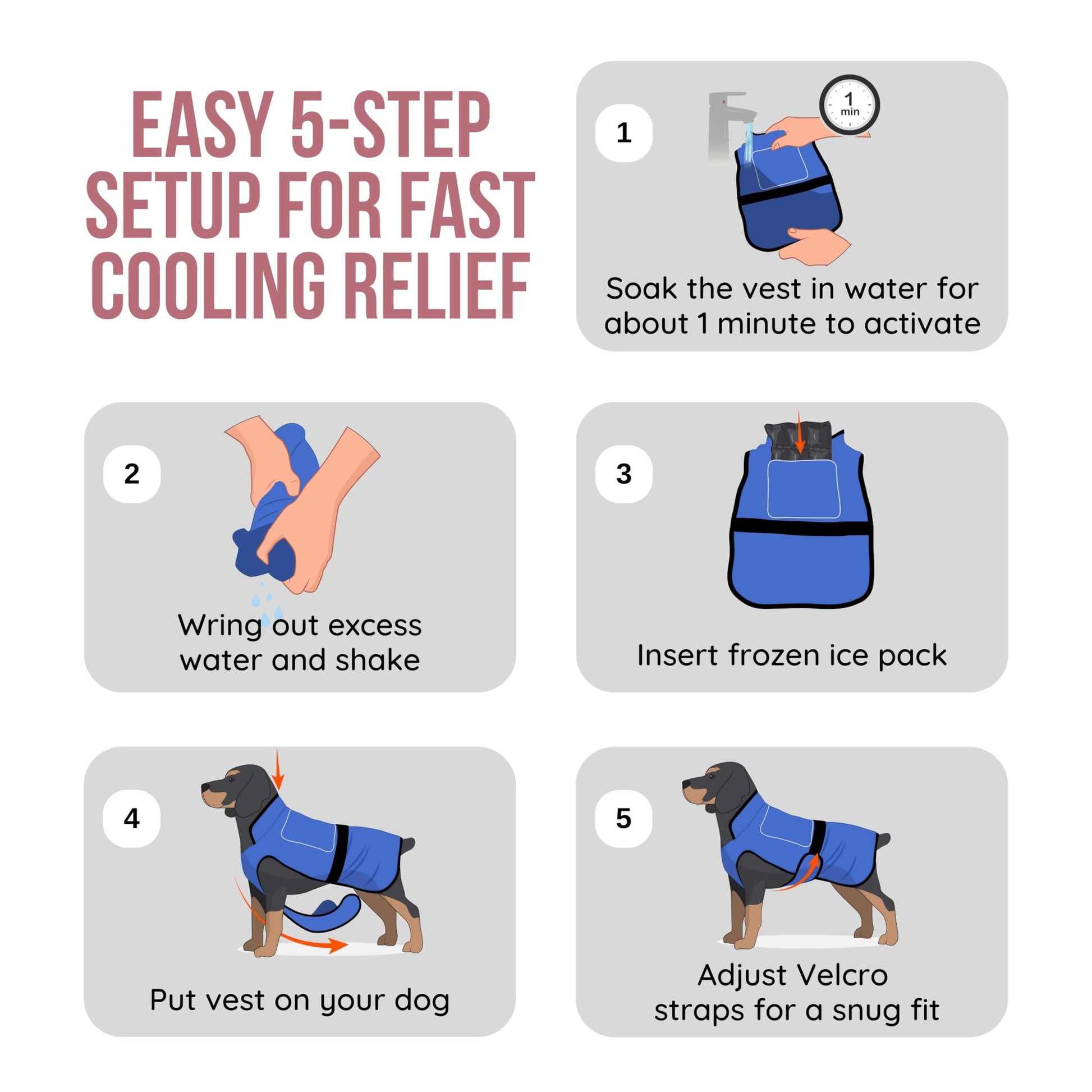 LUCOLOVE Dog Cooling Vest with Ice Pack & Cooling. Chosen for real quality, fits naturally into