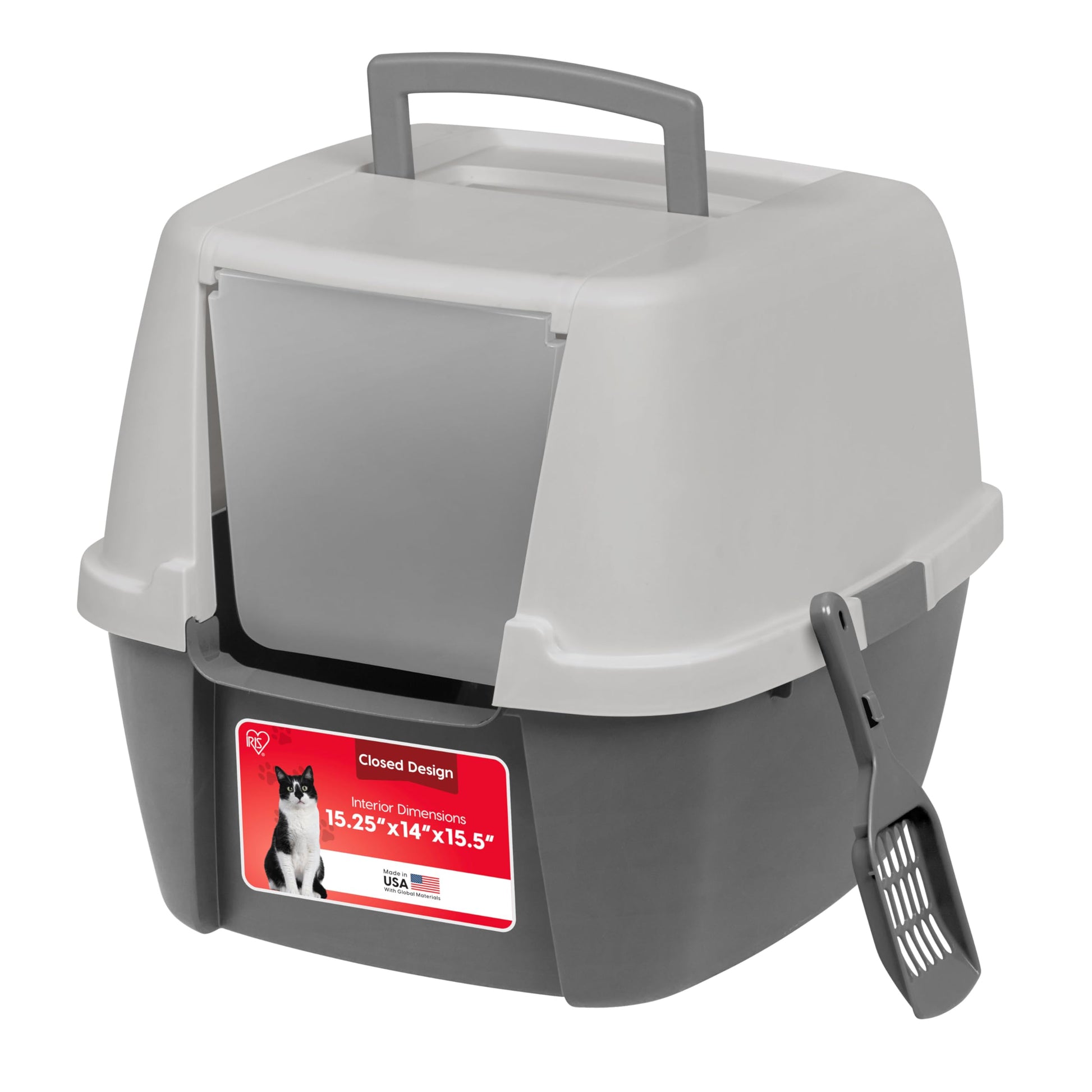 IRIS USA Large Front Door Cat Litter Box. Chosen for real quality, fits naturally into modern pet