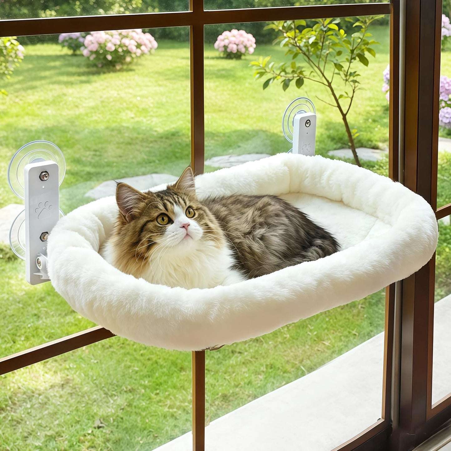 AMOSIJOY Cordless Cat Window Perch. Chosen for real quality, fits naturally into modern pet homes.